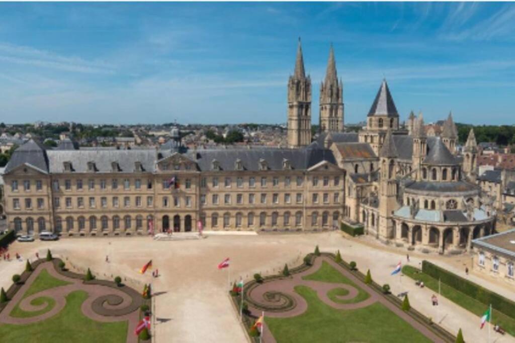 F2 Au Calme 350M Gare/10Min Centre Ville Caen Exterior foto